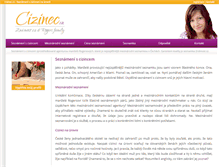 Tablet Screenshot of cizinec.cz